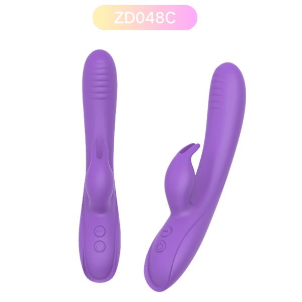 ZD048C Silicone Rabbit Vibrator – 7-Speed Rechargeable Adult Toy