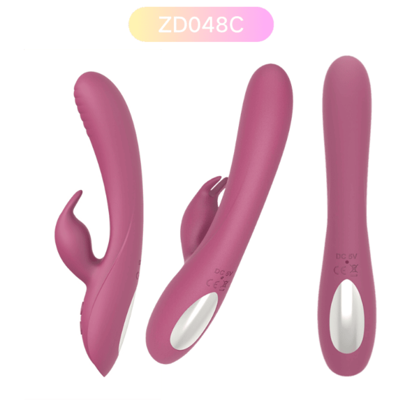 ZD048C Silicone Rabbit Vibrator – 7-Speed Rechargeable Adult Toy - Image 2