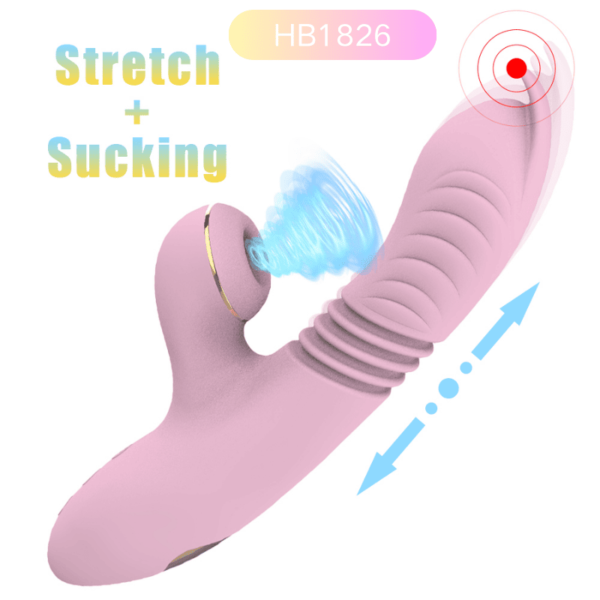 HB1826 Wholesale Sucking Rabbit Vibrators – Clitoral Stimulation Expert - Image 2