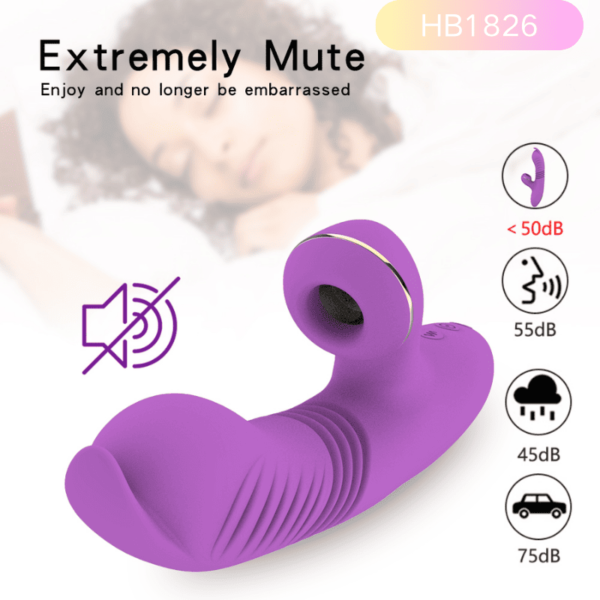 HB1826 Wholesale Sucking Rabbit Vibrators – Clitoral Stimulation Expert - Image 3