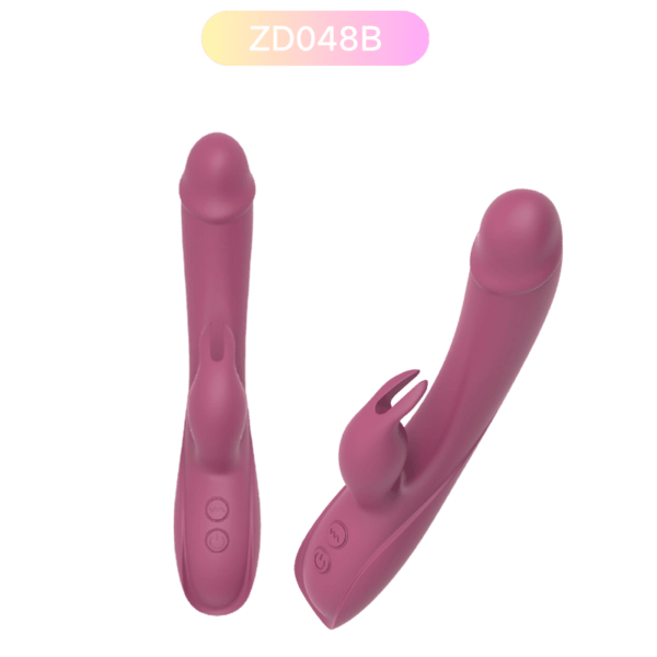 ZD048B Silicone Rabbit Vibrator – 7-Speed Rechargeable Adult Toy