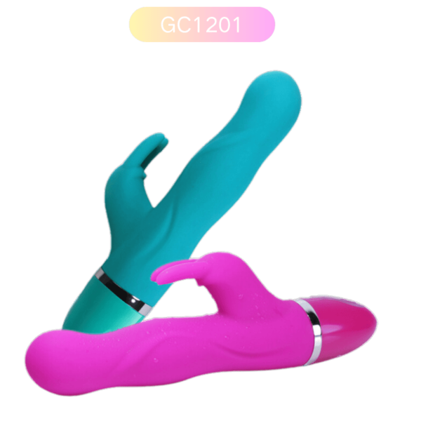 GC1201 Rechargeable Rabbit Vibrator – 7-Mode Silicone Adult Toy