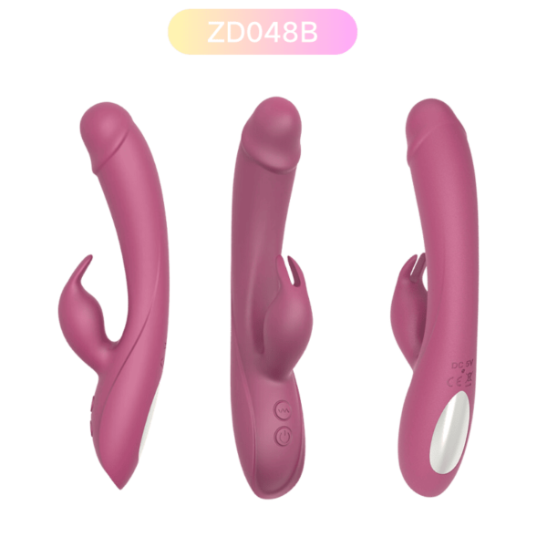 ZD048B Silicone Rabbit Vibrator – 7-Speed Rechargeable Adult Toy - Image 2