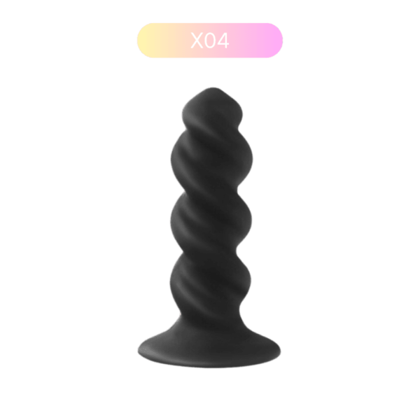 X04 Screw-Shaped Silicone Anal Plug – Non-Vibrating Pleasure