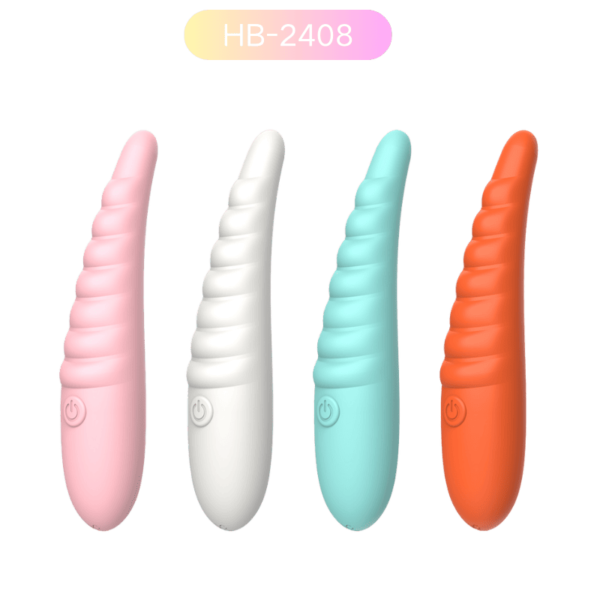 Premium G-Spot Vibrator – 10 Vibration Modes, Silicone, Ergonomic Design HB-2408