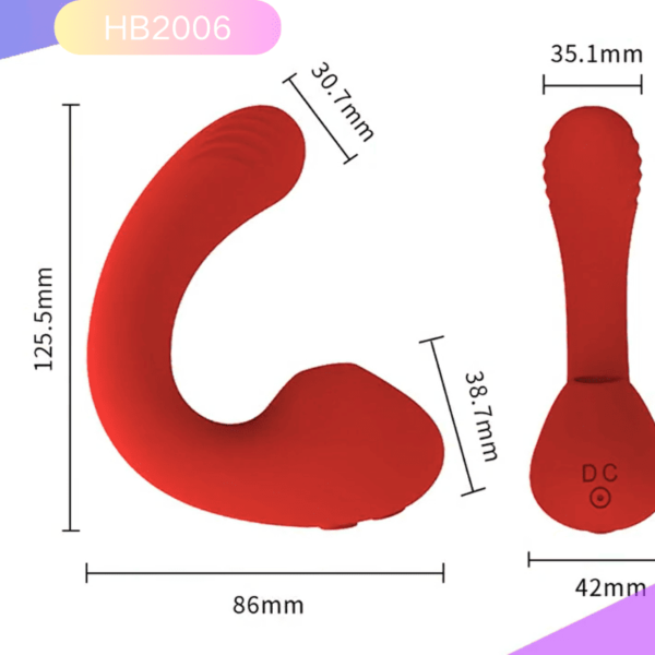 Dual-Function G-Spot and Clitoral Stimulator – 10 Vibration & Suction Modes - Image 4