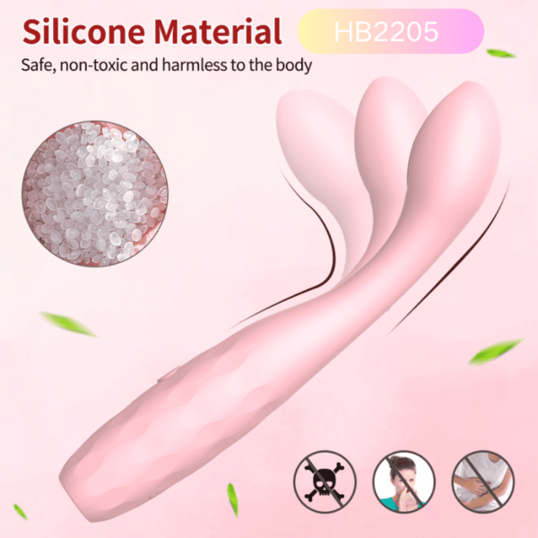 Ultimate G-Spot Vibrator – 10 Vibration Modes, Silicone, Magnetic Charging HB2205 - Image 4