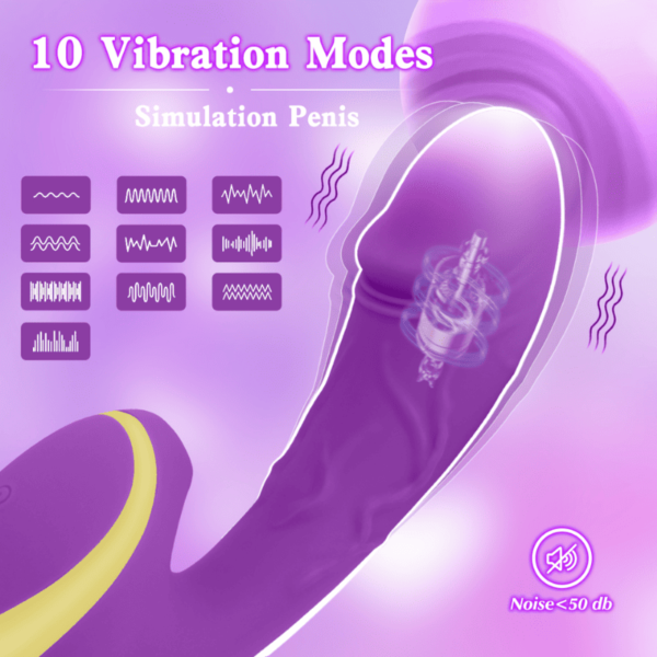 Premium Suction Clit Vibrator – 10 Modes, IPX6, OEM Ready M-ZDB-2202 - Image 2