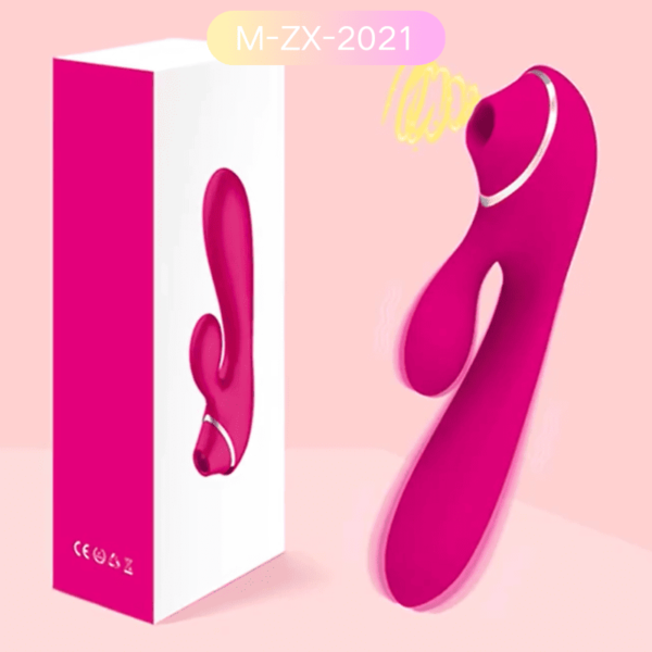 Suction & Vibration Rabbit Vibrator – 10 Modes, Rechargeable, IPX6 Waterproof M-ZX-2021 - Image 2