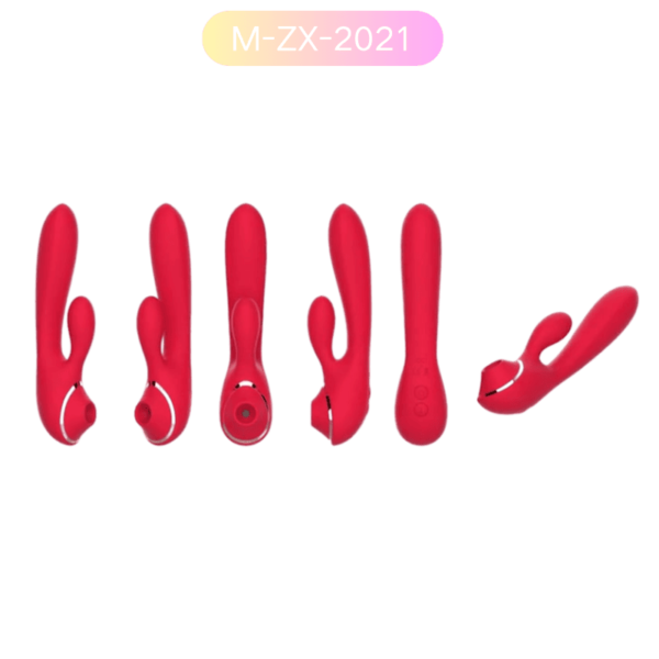Suction & Vibration Rabbit Vibrator – 10 Modes, Rechargeable, IPX6 Waterproof M-ZX-2021