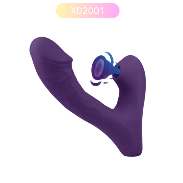 Dual Suction Vibrator – 10 Mode G-Spot & Clit Stimulation X02001