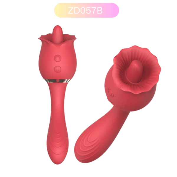 Licking & Sucking Clit Vibrator – 30 Modes, USB Rechargeable ZD057B