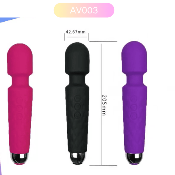 AV003 Dual Stimulation Wand – 20 Speeds, OEM Ready - Image 4