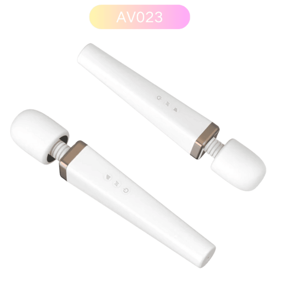 AV023 Magic Wand Vibrator – 10 Modes, Bendable Neck, OEM - Image 2