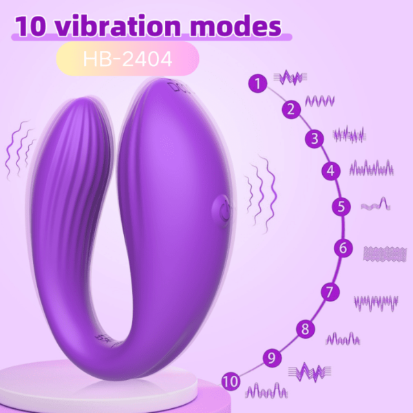 HB-2404 App-Controlled Clit Vibrator – 10 Modes, Wearable - Image 3