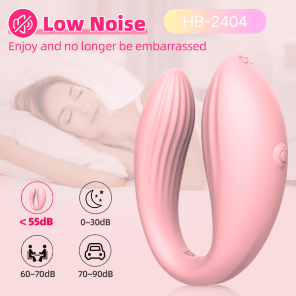 HB-2404 App-Controlled Clit Vibrator – 10 Modes, Wearable - Image 5