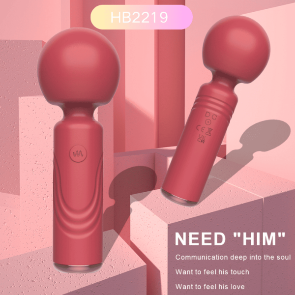 Mini Wand Massager HB2219 – 10 Vibration & 3 Suction Modes - Image 6