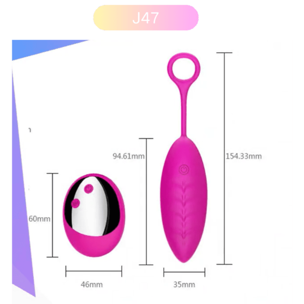 J47 Wireless Vibrating Egg – 10 Modes, Remote Control - Image 5