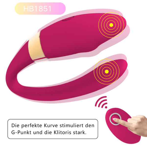 Remote vibrator with 10 vibration modes, OEM-ready design
