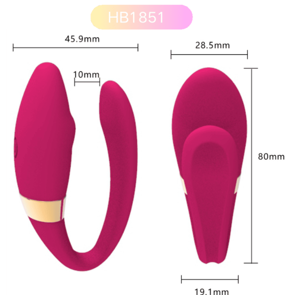 Remote vibrator with 10 vibration modes, OEM-ready design