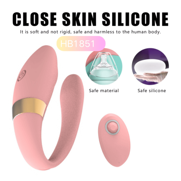 Remote vibrator with 10 vibration modes, OEM-ready design