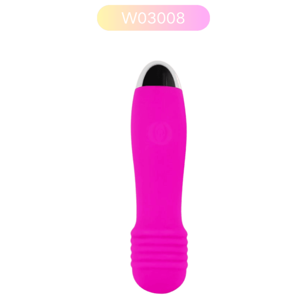 W03008 Silicone Mini Power Vibrator – Soft Touch, USB Rechargeable - Image 2
