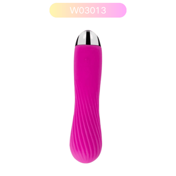 Mini power silicone vibrator with soft touch finish, rechargeable, ideal for private label adult toys