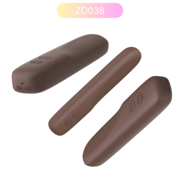 ZD038 Vibrator Egg – 16 Modes, Chocolate Color, IPX7 - Image 2