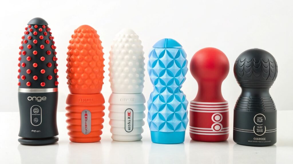 Collection of TENGA's uniquely designed male toys