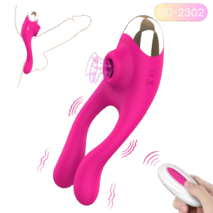 Wholesale Remote Control Sucking & Vibrating Cock Ring | Private Label Sex Toys Manufacture BD2302
