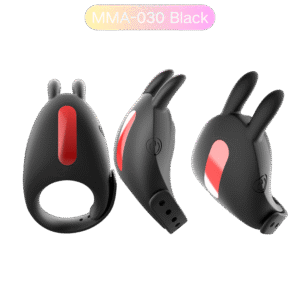 Wholesale VF Design Vibrating Cock Ring in Black | OEM Male Sex Toys MMA-030