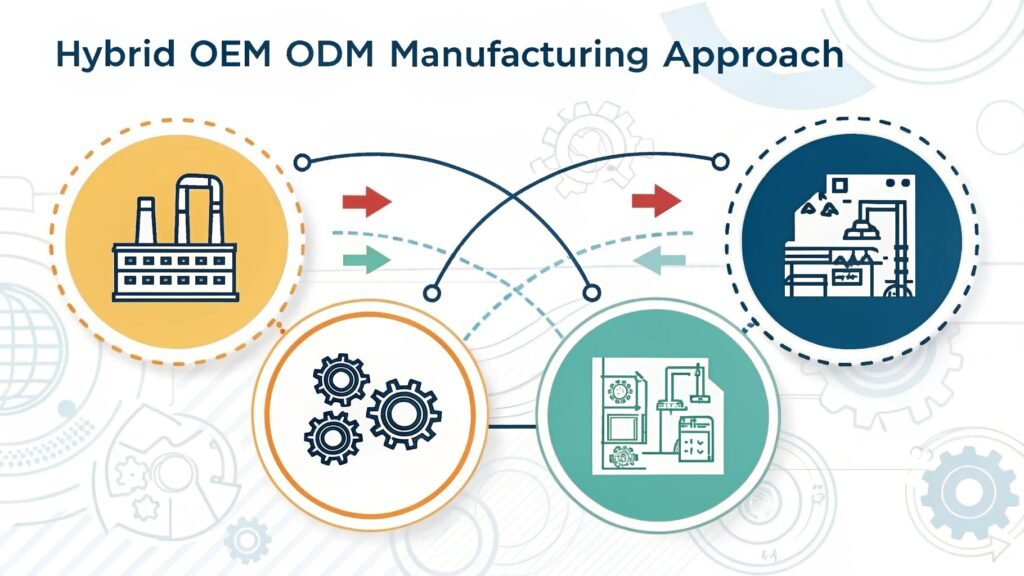 Hybrid manufacturing strategy