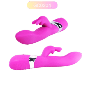 Rechargeable Silicone Rabbit Vibrator with Flexible Ears | Factory GC0204