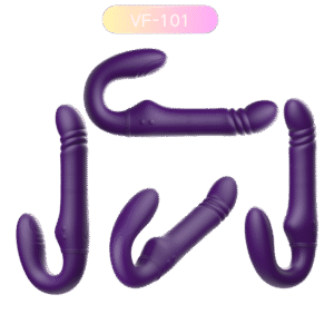 Thrusting Rabbit Vibrator with Ribbed G-Spot Tip | Wholesale Sex Toys VF-101