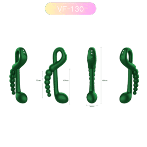 Loop-Handle Beaded Anal Probe & Vibrator | Anus Toys Exporter VF-130