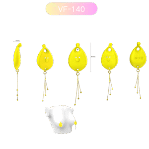 Wearable Teardrop Pendant Vibrator with Chains | Sex Toy Wholesale VF-140