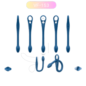 Flexible Vibrating Anal Probe with Loop Handle | Sex Toys Factory VF-153