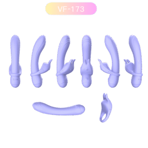2-in-1 Detachable Rabbit Vibrator Wholesale | Silicone Sex Toy Factory VF-173