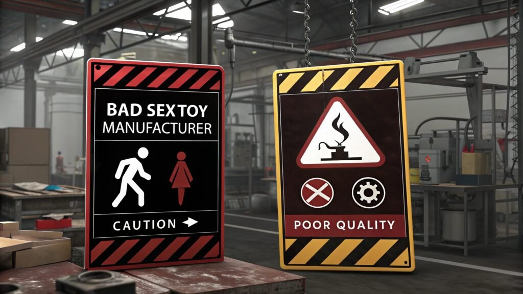 Warning signs bad sex toy manufacturer Red flags adult toy manufacturing