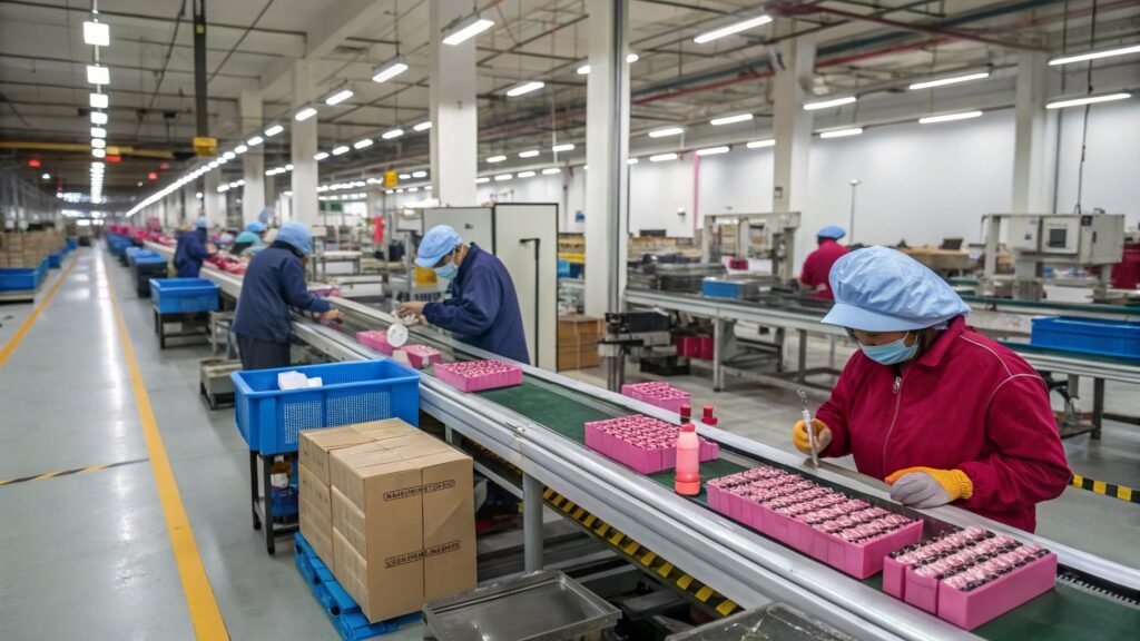 vibrator factory production line sex toy factory manufacturing equipment