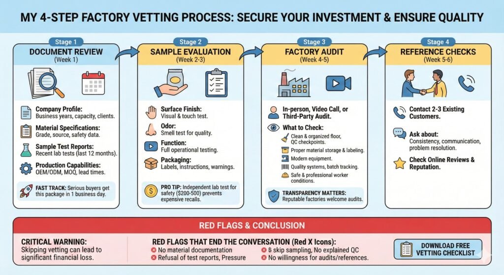 Quality control inspection in sex toy factory Factory audit checklist
