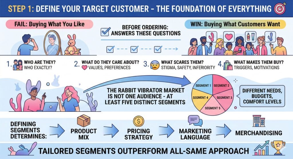 Rabbit Vibrator Customer Demographics customer segments for rabbit vibrators