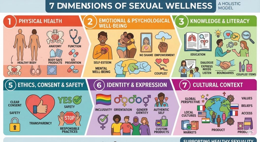 Seven Dimensions Sexual Wellness Framework 7 dimensions of sexual wellness model