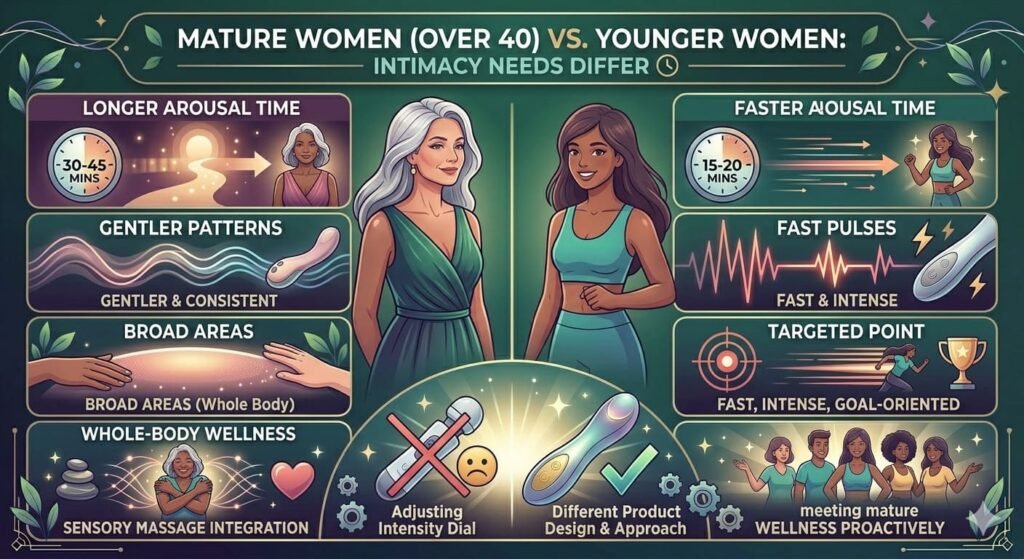 Body Massager Positioning for Over-40 Market body massager positioning mature women wellness