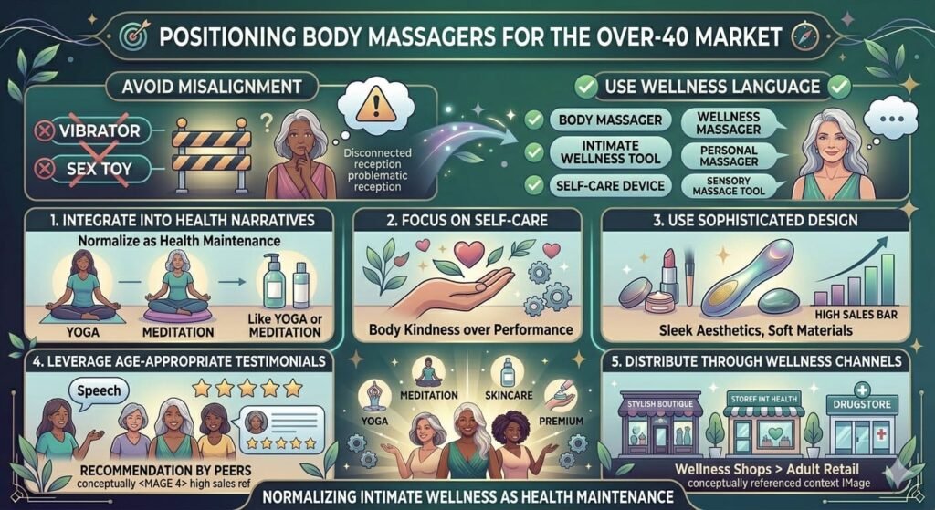 Body Massager Design for Mature Women body massager mature women wellness design