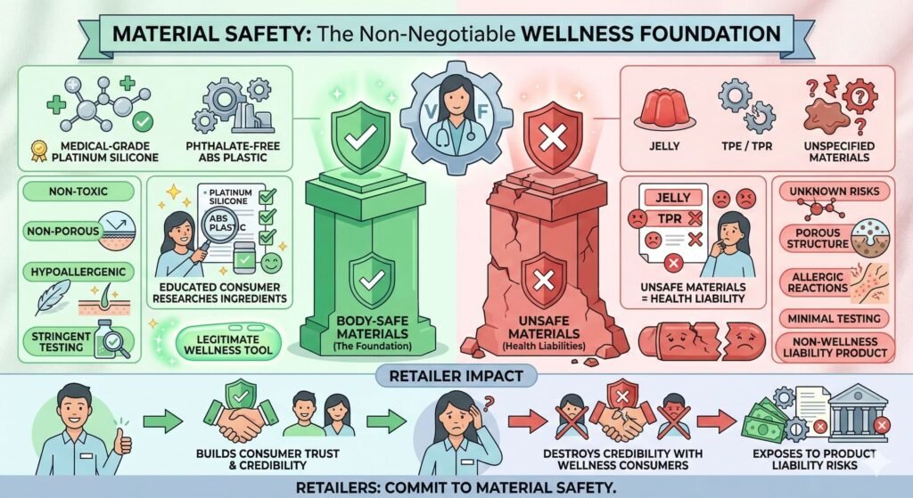 Medical-Grade Silicone and Body-Safe Materials body-safe intimate wellness materials