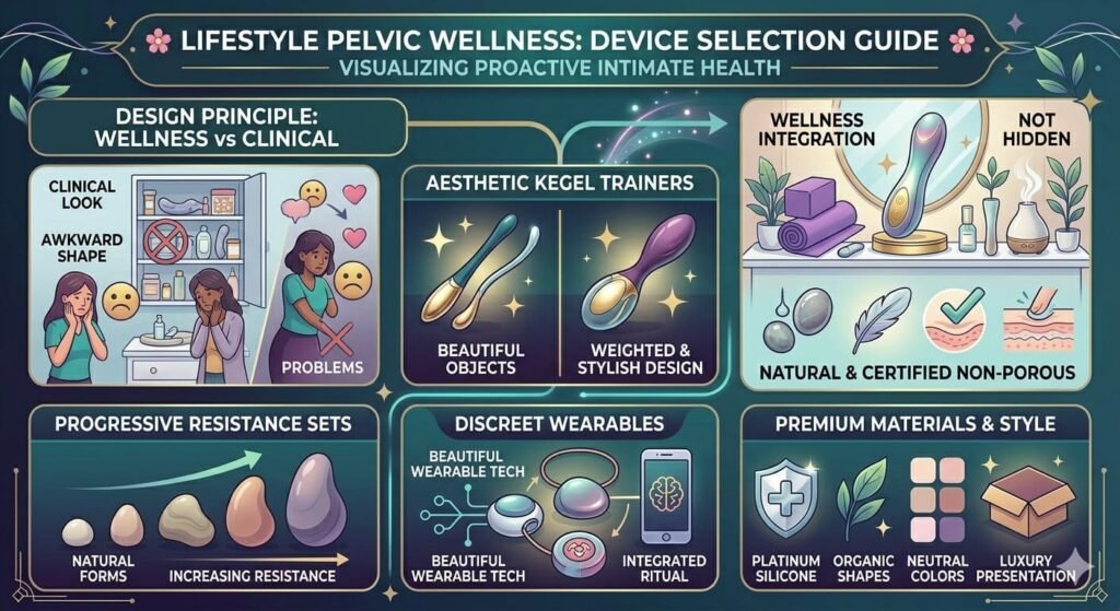 Lifestyle Pelvic Floor Wellness Devices lifestyle pelvic floor devices aesthetic design