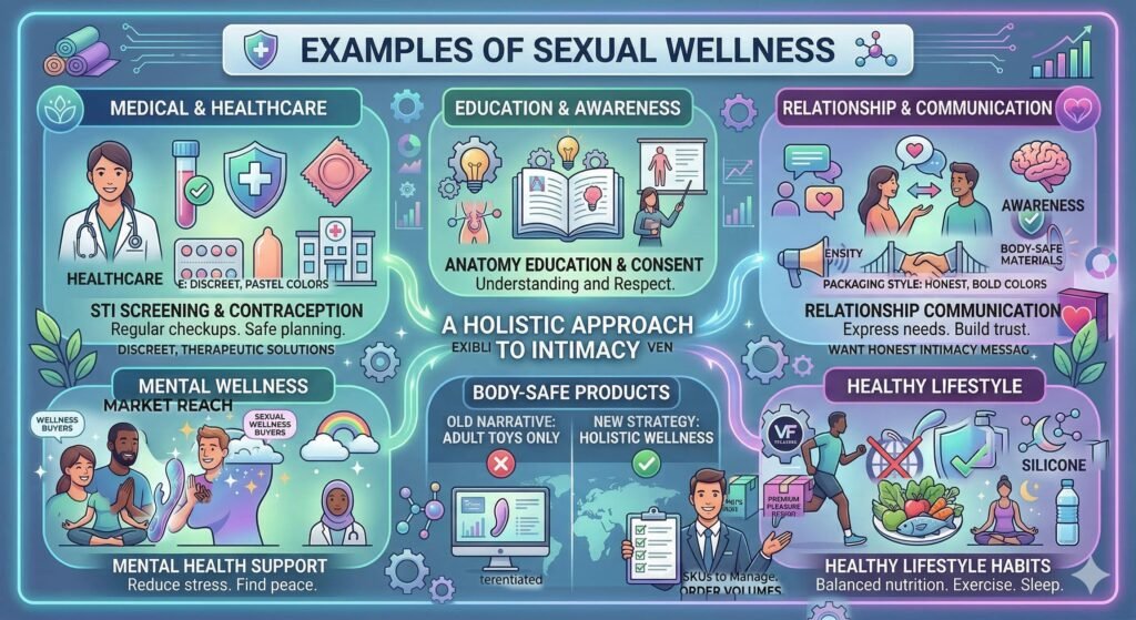 Examples of Sexual Wellness Healthcare Education Products sexual wellness examples education healthcare products