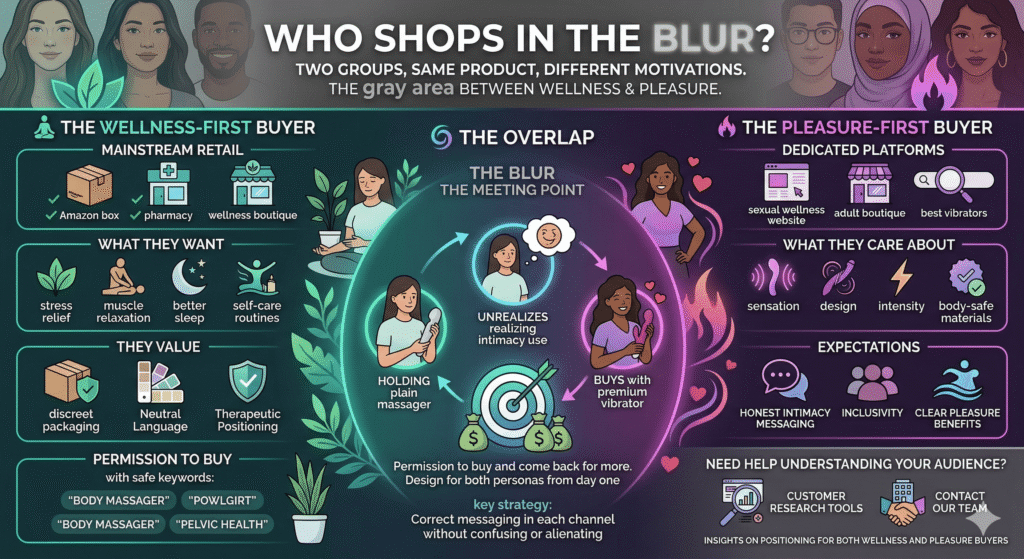 Wellness and Pleasure Customer Segments Body Massager wellness and pleasure customer segments