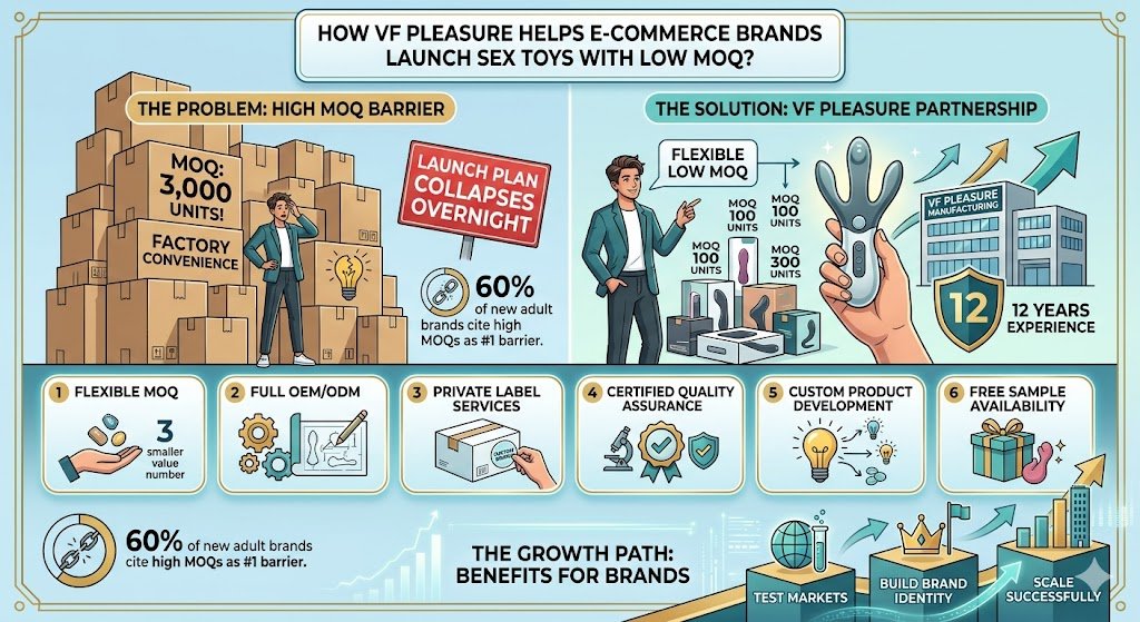 How Does VF Pleasure Help E-commerce Brands Launch Sex Toys with Low MOQ?